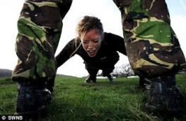 women military woman training boot camp basic training workout regimen pt rotc girl hazing exercise running pushups pullups
